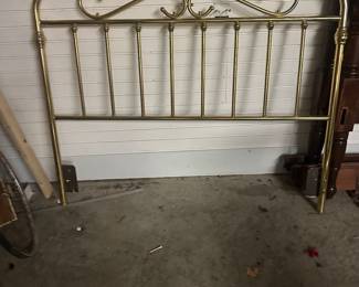 Brass headboard - $25