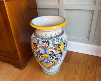 Pair of Vintage Italian Fortunata Ceramic Vases/Urns - $250 each or $425 for the pair