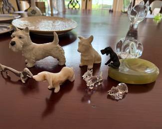 Vintage Dog Bundle - $100 for all 
Swarovski Dogs included  & Goebel