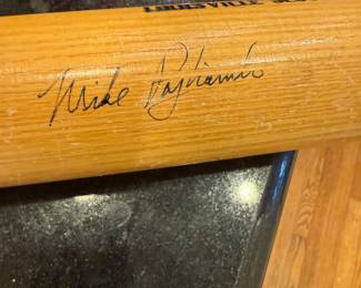 Mike Pagliarulo Signed Louisville Slugger Baseball Bat NY Yankees- $300