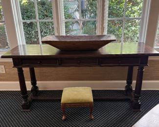 South Cone Trading Company Peruvian Wood 3 Drawer Console Table - $750 - 68"w x 20"d x 30"t