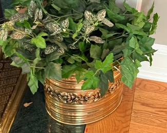 Brass planter -$25 