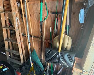 Lots of yard tools