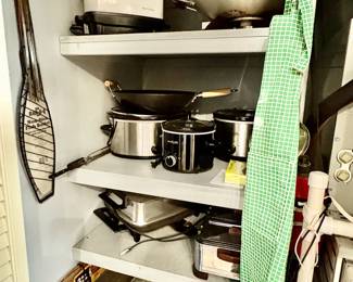 Numerous small appliances all in wonderful condition.