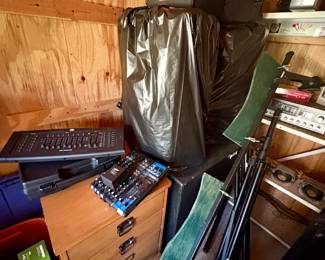 Large collection of DJ equipment in great condition. Gently used with low hours. The set is wrapped up and secured in a storage area. Each piece can be opened up when you come to look at it. 

The set includes:
 - Two JBL EON 615 Powered 1000-watt speakers Retail $550 each
- One ALTO TSub 18 Professional 2,500 watt powered subwoofer. Retail $800.
- Yamaha MG06X 6-channel Mixer Retail $165.00
- Two Proline tripod speaker stands
- XLR cables and power extension cords.
- Shure BLX14 Headset System with SM31 Headset Microphone Band H10 Retail $389.