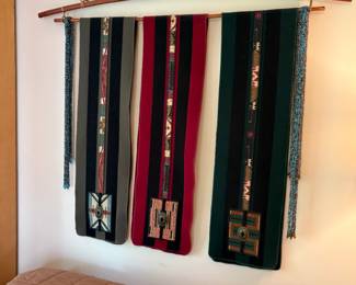 Native American Coloratura Scarfs.