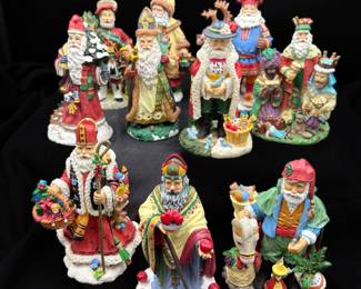 The International Santa Claus Collection Figures