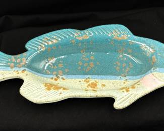 Tom Chamberlain Pottery Fish Platter