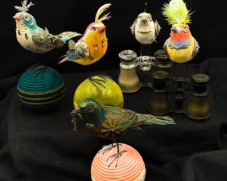 Collection of Mullanium Steampunk Birds by Jim and Tori Mullano