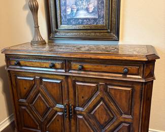 Marble Top Buffet/ Server by Aspen Home