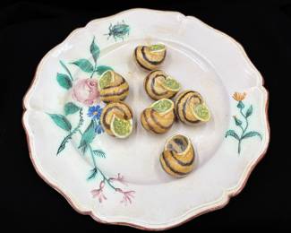 Troupe-l’ceil “Escargot” Ceramic Plate