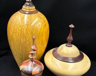 Wood Turned Urns