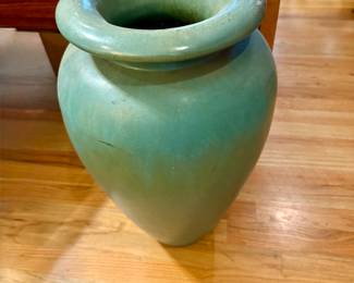 Large green vase