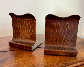 Copper book ends