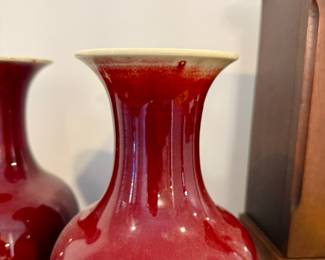 Ox blood vases