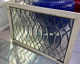 Leaded glass window