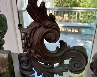 Bronze Fireplace chenets