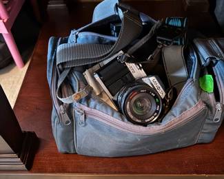 Minolta Camera with lens