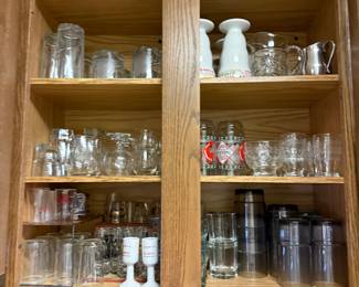 Vintage glassware