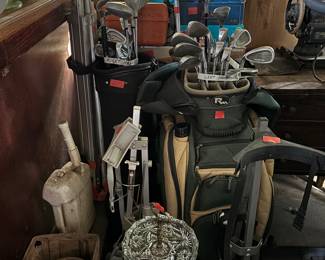 Golf Club Sets, Vintage Vacuums, Vintage Tools, Echelon Stationary Exercise Bike
