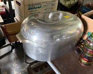 Wagner Ware Magnalite Oval Roaster with lid