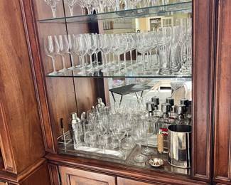 Glass set and bar tools