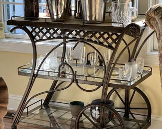 Iron and glass bar