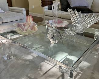 MCM Acrylic coffee table