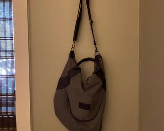 nice canvas leather go bag