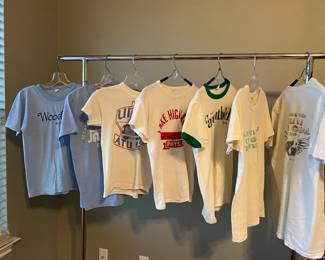 nice collection ladies vintage size small t-shirts 1970's