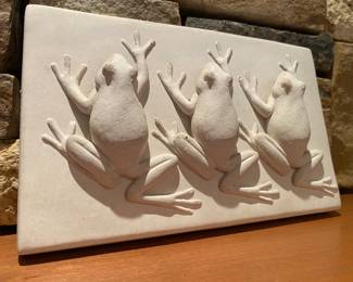 wall plaque artist signed