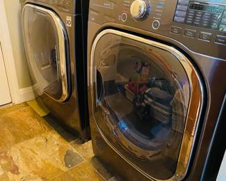 matching pair, gas dryer . High End LG, steam option washer, perfect laundry everytime