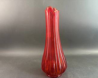 Lot 70 – LE Smith Amberina Glass Vase