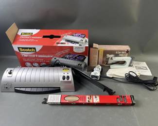 Lot 136 – Scotch Thermal Laminator, Craft Iron & Sheet