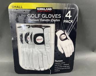 Lot 220 – Sized Small Kirkland Golf Gloves MSRP 22.99