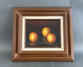 Lot 87 – Signed Carlo Oranges Oil Painting