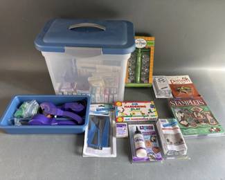 Lot 133 – Polymer Premo, Clay, Sculpey, & Supplies with Box