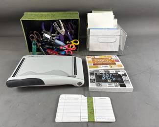Lot 127 – Tim Holtz Guillotine Paper Trimmer & More