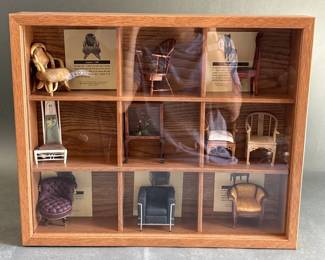 Lot 138 – Raine & Willitts & More Mini Furniture in Display