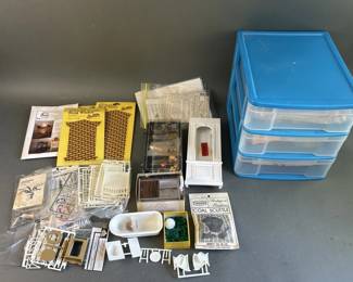 Lot 163 – Organizer Filled with Miniature Craft Supplies