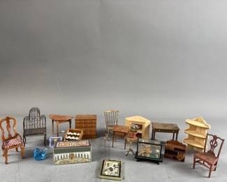 Lot 150 – Dollhouse Furniture & More