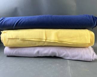 Lot 240 – 3 Rolls Blizzard Fleece 100% Polyester Multicolor