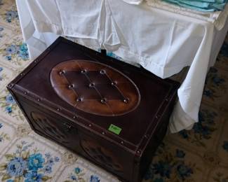 Vintage leather chest