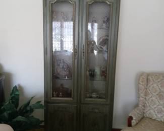 Vintage display cabinet