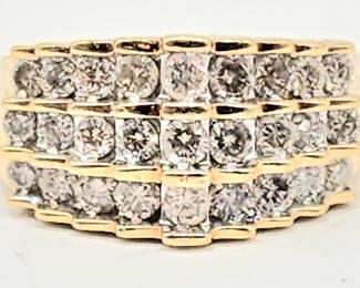 10k gold diamond ring 