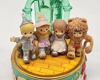 several collectable music boxes
