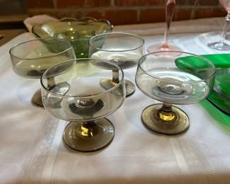 Libbey “Tawny” sherbet / champagnes