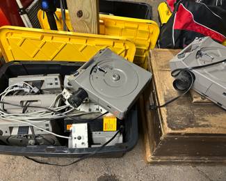 Lots of slide projectors