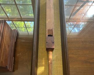 Antique wooden organ pipe
