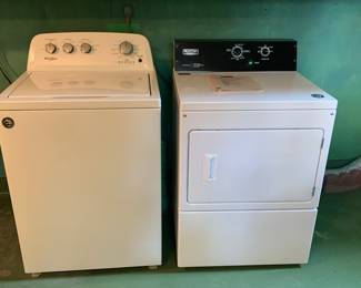 GE Washer Maytag Electric Dryer